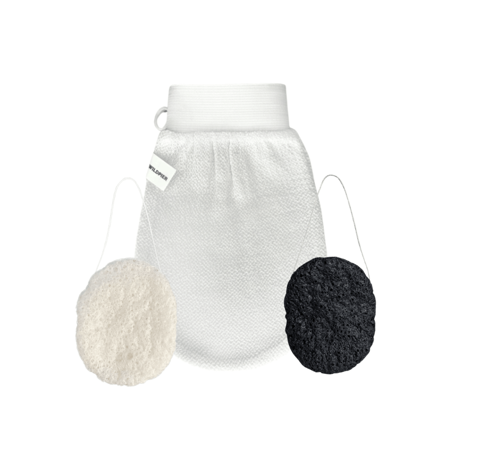 Wildpier™️ Deep Exfoliating Glove and Konjac Sponges Bundle