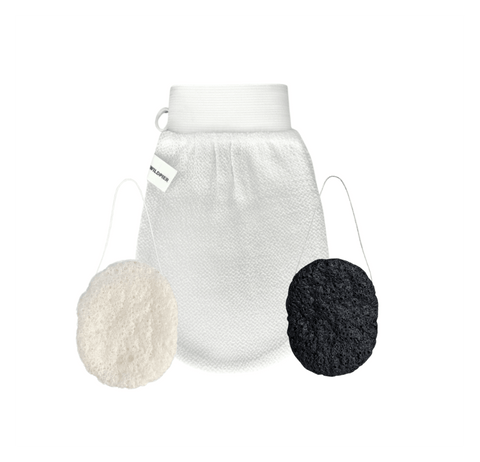 Wildpier™️ Deep Exfoliating Glove and Konjac Sponges Bundle - Wildpier Beauty